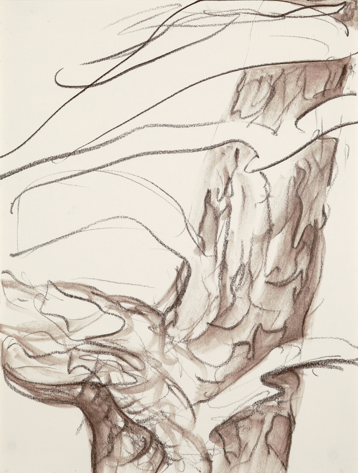 Batull, Kreide auf Papier, 35 x 26 cm, 2012