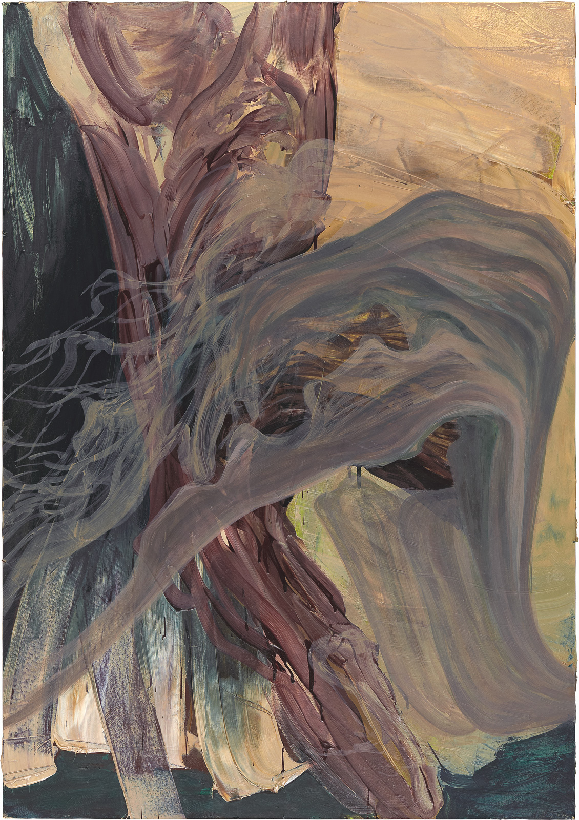 Sabina, 2009, Öl auf Pappe, 100 x 70 cm