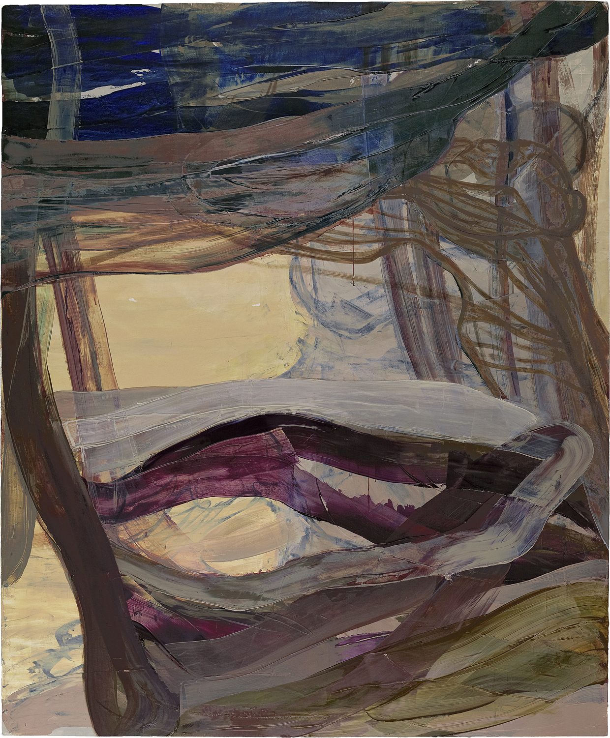 Lentos I, Öl auf Holz, 170 x 140 cm, 2010